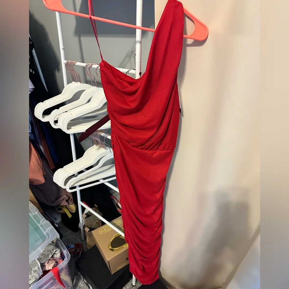Red cocktail dress, NWT - Picture 6 of 7